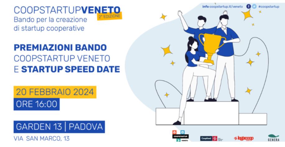 VENETO ECONOMY -Coopstartup Veneto il 20 febbraio