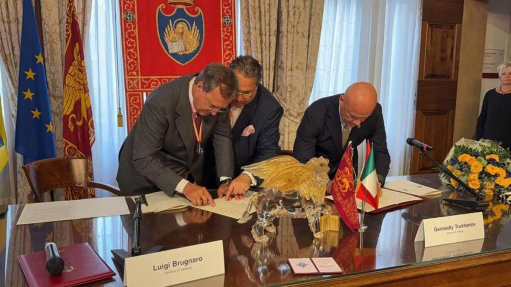 VENETO ECONOMY - Venezia e Odessa rinnovano il patto di collaborazione